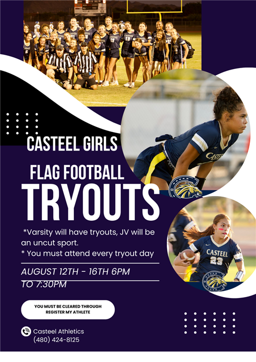 Girls Flag Football Fall Tryouts